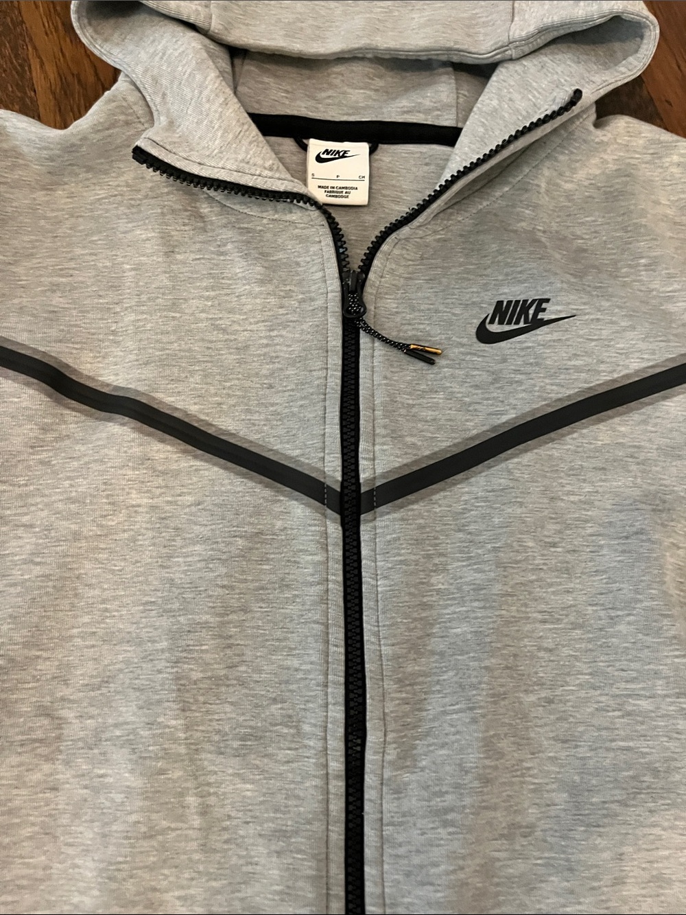 Nike tech zip front sweatshirt like new size men small or children’s extra large - Picture 5 of 7